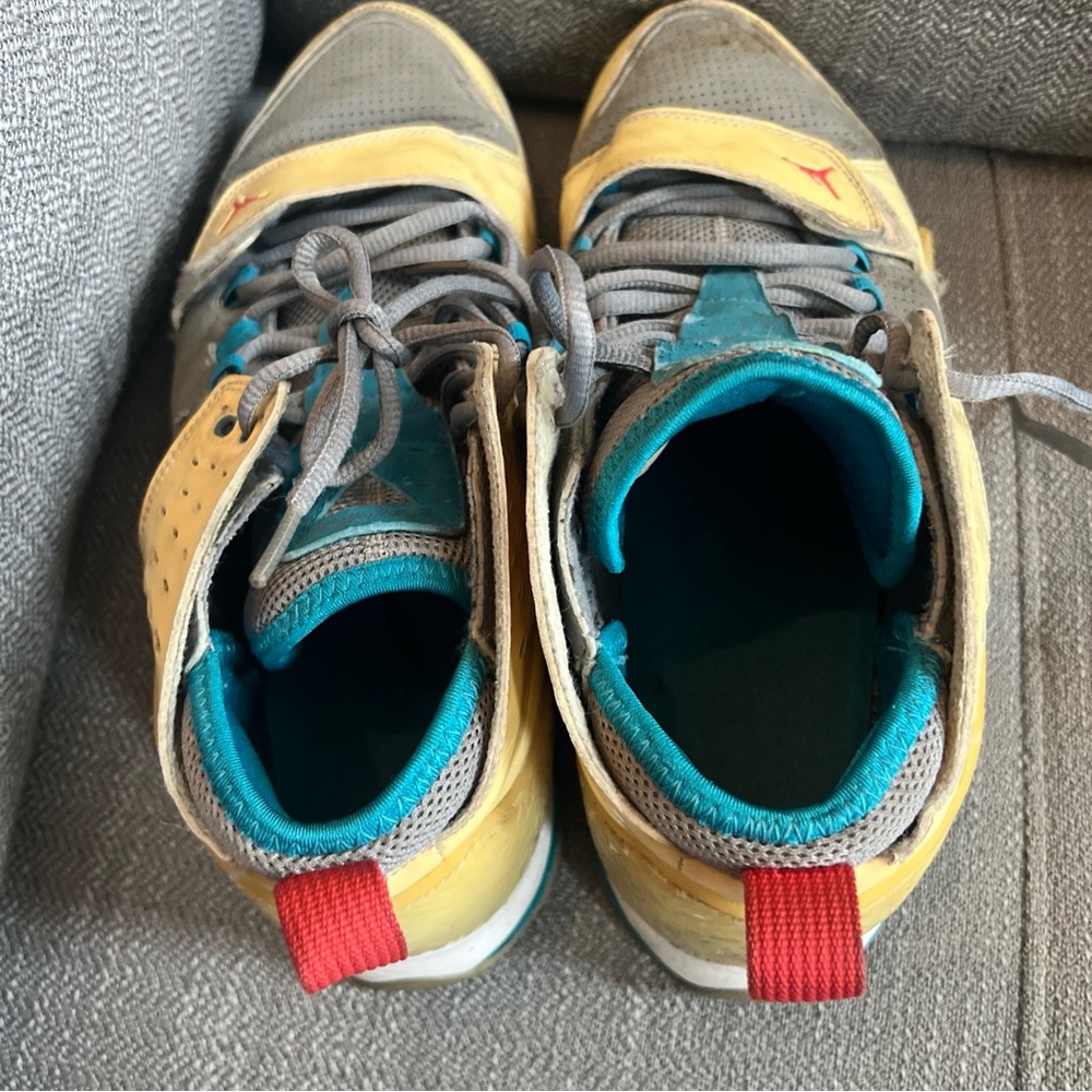 Nike Air Jordan Basketball Shoes Men's Size 10 Blue White Evolution 85 Sneakers - Picture 6 of 10